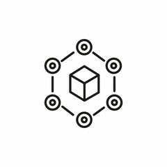 delivery network icon sign vector