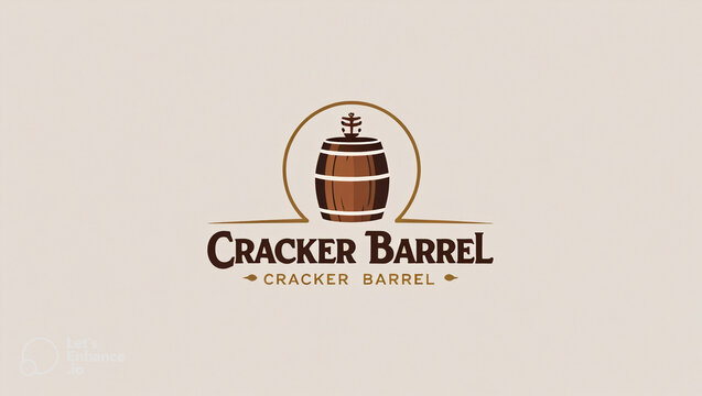 3D modern logo redesign concept for Cracker Barrel