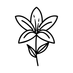 vector illustration of a flower
