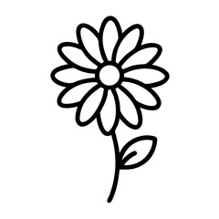 vector illustration of a flower