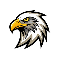 eagle head logo vector art