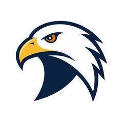 eagle head logo vector art