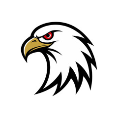 eagle head logo vector art