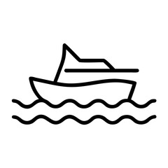 boat icon vector illustration