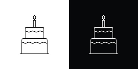 Birthday cake icon