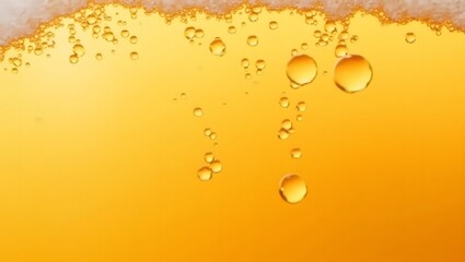 Golden Bubbles A Close-Up of Beer Foam and Carbonation, Liquid Gold A Macro Shot of Beer with Bubbling Foam, Brewed Perfection High-Resolution Photo of Beer and Froth, Beer's Embrace