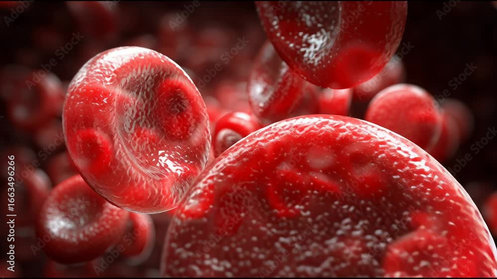 Aufkleber exploring the structure and function of red blood cells in human circulation