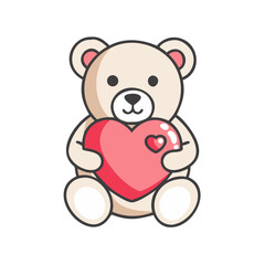 teddy bear with heart