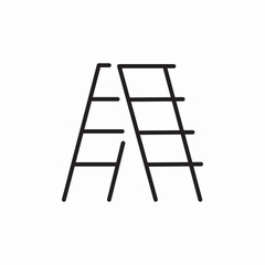 ladder steps icon sign vector