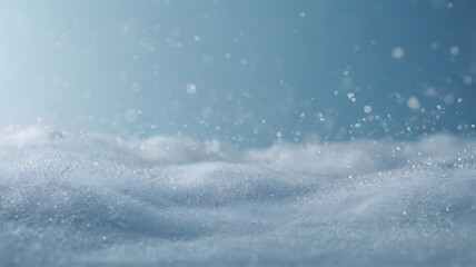 Soft Snowfall Winter Frost Cold Ice Frozen White Crystal Background