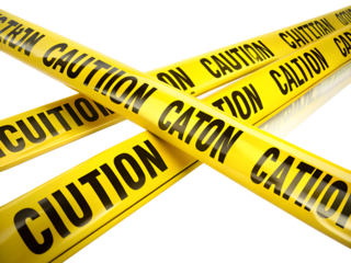 Caution Tape High-Visibility Warning and Safety Barrier