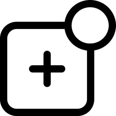 plus ui icon outline expand