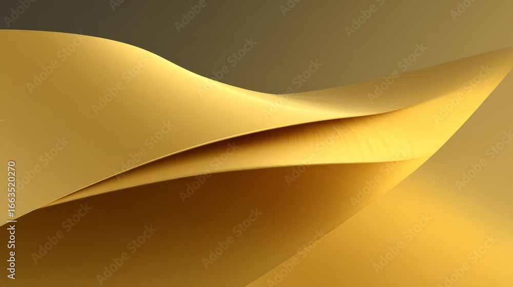 Poster sleek abstract minimal design featuring light goldenrod yellow hues and smooth gradient capturing a 