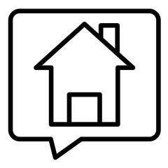 Speech  Icon Element For Design