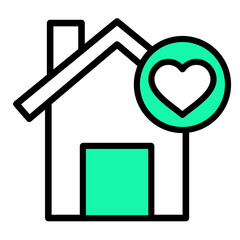 House  Icon Element For Design