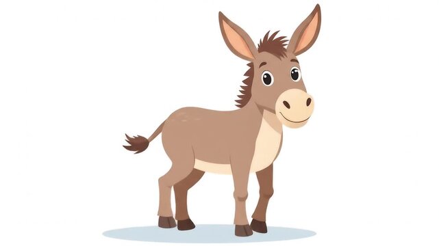 Cartoon donkey illustration