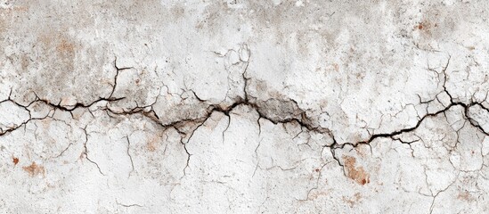 Obraz premium Cracked concrete surface