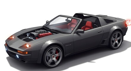 Amazing Car Lighting and Stylish Open Car Design