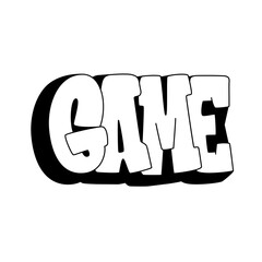 Bold black and white 