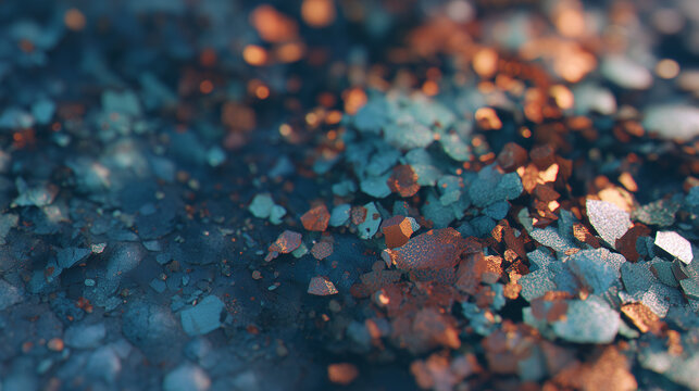 Textures of natural and cosmic materials in macro photography, 8K — stone, wood, crystals, organic and abstract patterns - Powered by Adobe