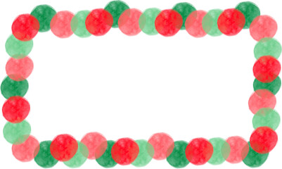 Christmas Rectangle Frame Border