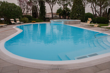 swimming pool in hotel