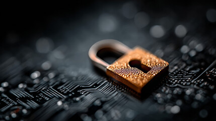 Cyber security and data protection online. Secure access to internet. Digital information privacy. Cybersecurity expert touching shield symbol with secured connected network with pad locks.