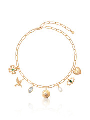Fototapeta premium necklace with a golden heart
