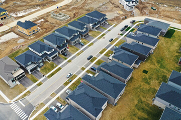 New subdivision in early spring