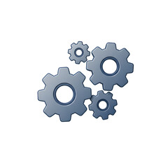 Fototapeta premium Interlocking gears symbolize teamwork, efficiency, and innovative solutions for business success