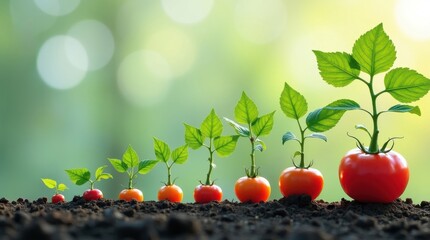 Growing tomatoes garden photography natural environment close-up gardening inspiration