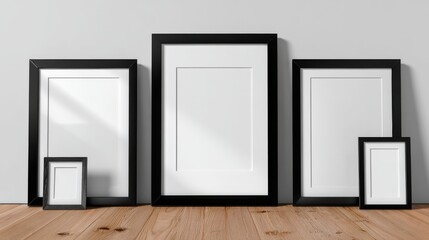 Blank photo frames with space for quotes, messages, product displays, or personalized text