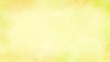 Grunge Paper Texture Light Lemon Yellow Watercolor Abstract Background.