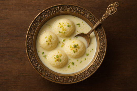 Rasmalai classic Indian dessert