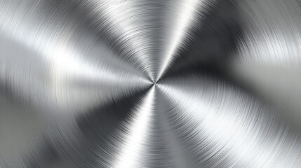 Polished metal surface texture with radial lines.