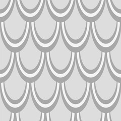 Vector seamless overlapping pattern, fish scale print. Beautiful asian style design for textile, wallpaper, wrapping paper.