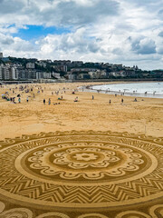 beach in San Sebastian 