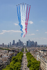 aerial view of Paris La Défense