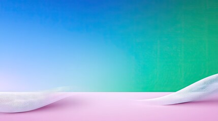 Abstract Halftone Gradient Background with White Geometric Shapes