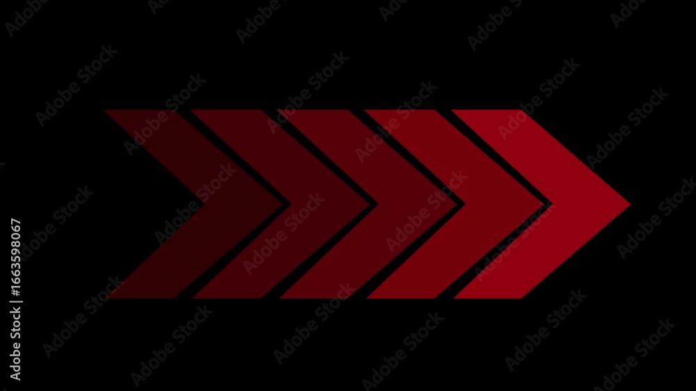Poster abstract arrow pointing graphic animation. high-resolution 4k looping arrow animation dynamic direct