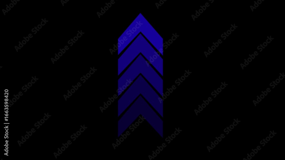 Poster abstract arrow pointing graphic animation. high-resolution 4k looping arrow animation dynamic direct