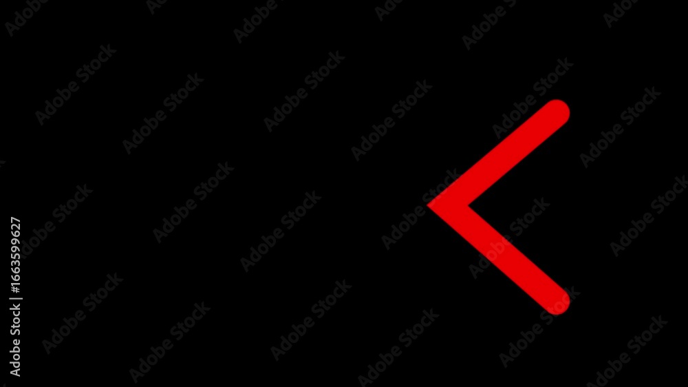 Aufkleber abstract arrow pointing graphic animation. high-resolution 4k looping arrow animation dynamic direct