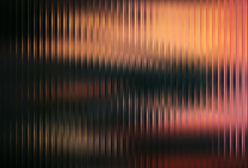 Holograph Iridescent ribbed glass texture background wallpaper. Reed flute pattern effect. Laser ripple abstract line rib smooth modern gradient. Light corrugated iridescent banner backdrop