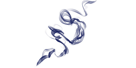 Abstract swirling dark purple smoke effect with subtle light shimmering for visual effects transparent background