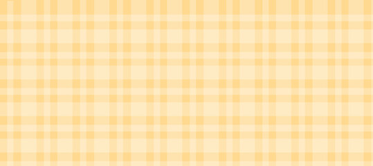 Yellow gingham plaid simple print vector background