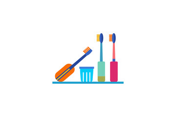 set of tooth brush