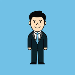 Businessman Icon Vector Design