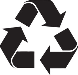 Sustainable Eco-Friendly Recycling Symbol Graphic