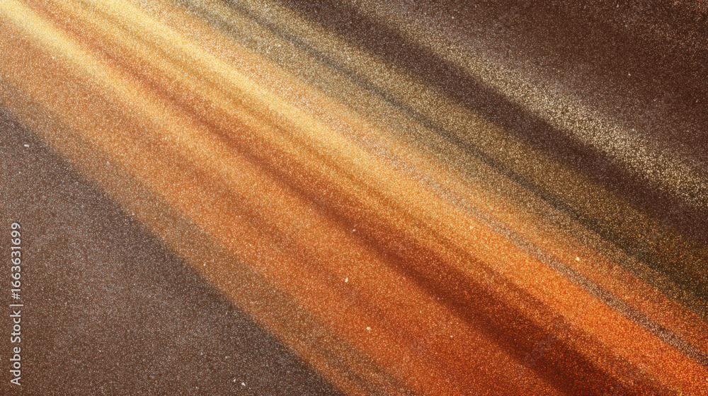 Poster radiant orange prism streaks scatter across muted background, creating dynamic and vibrant abstract 