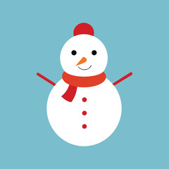 Snowman Vector Illustration Design